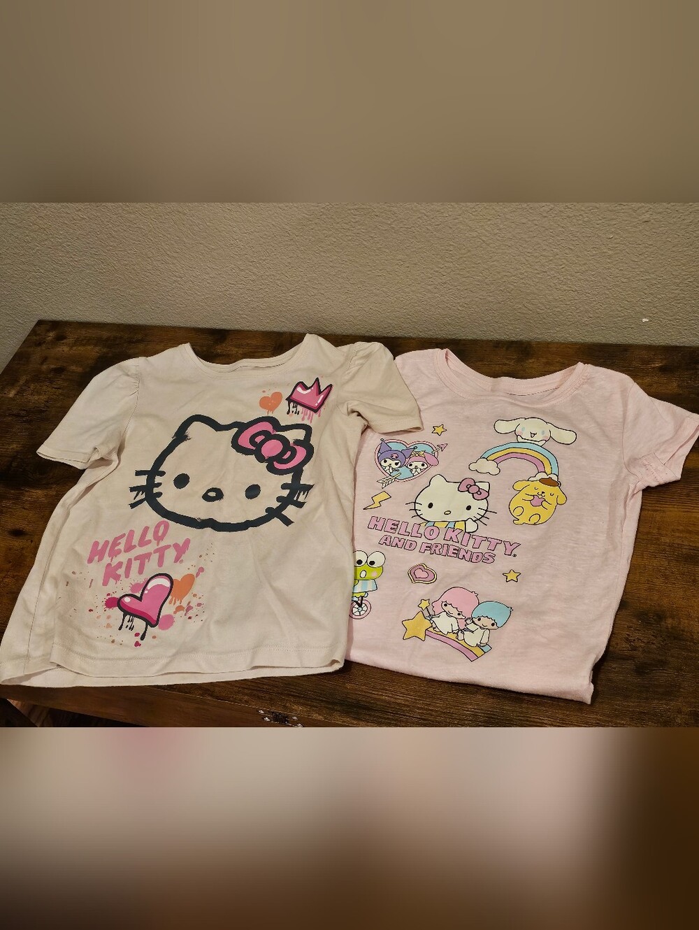 Hello Kitty Cartoon Tee Duo